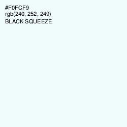 #F0FCF9 - Black Squeeze Color Image